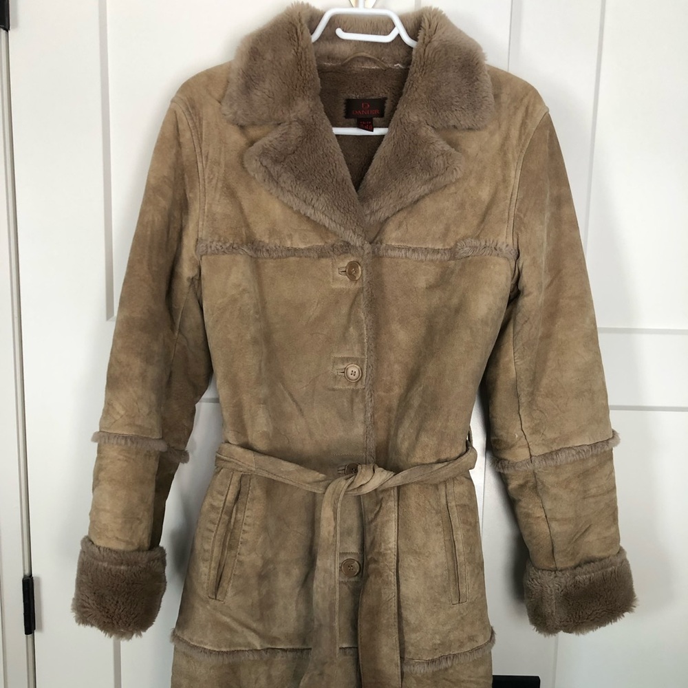 Beautiful Vintage Danier Suede Trench